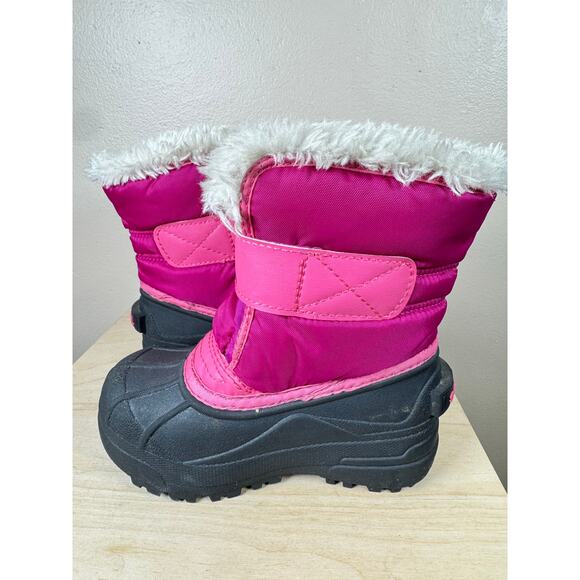 Sorel Little Kid Girls Snow boot SNOW COMMANDER Children's Boot Pink Blush - Picture 5 of 9